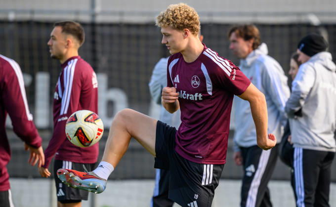 20.10.2026 - Fussball - 2. Fussball - Bundesliga - Saison 2026 2027 - 1. FC Nürnberg Nuernberg FCN ( Club ) - Training - Sportfoto Zink - xwoxzix - Piet Scobel (19, 1. FC Nürnberg FCN )