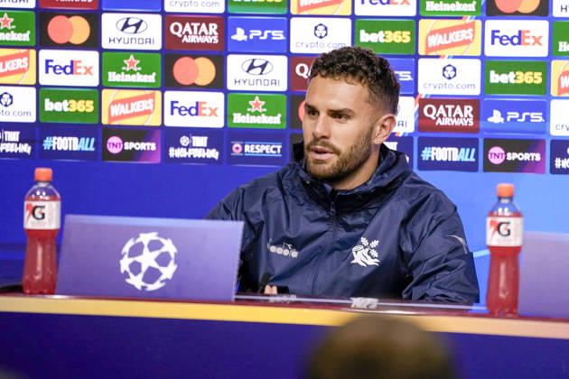 Soccer, Champions League 2026–2027 Press Conference for Aston Villa vs. Viking, Birmingham, England, October 20, 2026 Viking coaches Morten Jensen and Gianni Stensness during a press conference, on the day of the Champions League soccer match between Aston Villa and Viking at Villa Park in Birmingham. Photo: Beate Oma Dahle, NTB, Birmingham, England. EDITORIAL USE ONLY. RESTRICTED USE FOR BETTING COMPANIES.  Copyright: xBeatexOmaxDahlex xNTBx