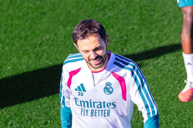 Fussball : Abschlusstraining, Real Madrid, 20.10.2026, Ciudad Real Madrid (Madrid) : Bernardo Silva (Real Madrid, 20) Portraitfoto, Portrait, Einzelaufnahme, Porträt Copyright: xMichellexLukax
