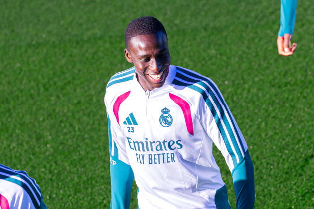 Fussball : Abschlusstraining, Real Madrid, 20.10.2026, Ciudad Real Madrid (Madrid) : Ferland Mendy (Real Madrid, 23) Portraitfoto, Portrait, Einzelaufnahme, Porträt Copyright: xMichellexLukax