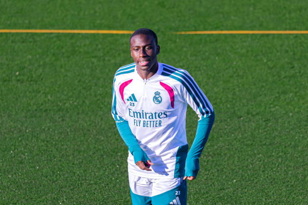 Fussball : Abschlusstraining, Real Madrid, 20.10.2026, Ciudad Real Madrid (Madrid) : Ferland Mendy (Real Madrid, 23) Portraitfoto, Portrait, Einzelaufnahme, Porträt Copyright: xMichellexLukax