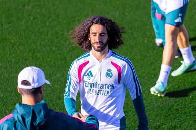 Fussball : Abschlusstraining, Real Madrid, 20.10.2026, Ciudad Real Madrid (Madrid) : Marc Cucurella (Real Madrid, 17) Portraitfoto, Portrait, Einzelaufnahme, Porträt Copyright: xMichellexLukax