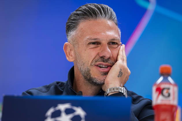 RB Leipzig Training Session And press conference, PK, Pressekonferenz - UEFA Champions League 2026 27 League Phase MD3 MADRID, SPAIN - OCTOBER 20: Martin Demichelis, head coach of RB Leipzig, speaks during the press conference on day ahead of the UEFA Champions League 2026 27 League Phase MD3 at Estadio Bernabeu on October 20, 2026 in Madrid, Spain. Madrid Estadio Bernabeu Madrid Spain Copyright: xAlbertoxGardinx AGardin_20261020_Leipzig_Press_0056