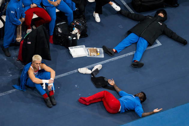 261020 Athletes of team United States during men s team final on day four of the 2026 Artistic Gymnastics World Championships on October 20, 2026 in Rotterdam. Photo: Joel Marklund BILDBYRÅN kod JM JM0861 bbeng artistisk gymnastik artistic gymnastics gymnastik-vm vm artistic gymnastics world championships final lagfinal team final Copyright: JOELxMARKLUND BB261020JM011