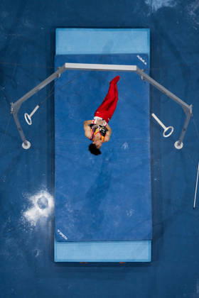261020 Daiki Hashimoto of Japan competes in still rings during men s team final on day four of the 2026 Artistic Gymnastics World Championships on October 20, 2026 in Rotterdam. Photo: Joel Marklund BILDBYRÅN kod JM JM0861 bbeng artistisk gymnastik artistic gymnastics gymnastik-vm vm artistic gymnastics world championships final lagfinal team final Copyright: JOELxMARKLUND BB261020JM014