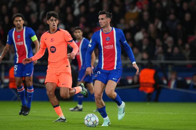 Fabian Ruiz of PSG Paris Saint-Germain v Barcelona, UEFA Champions League, Football, Parc des Princes, Paris, France - 20 Oct 2026Paris Parc des Princes France  Copyright: xDavexWinter Shutterstockx 17226708ak