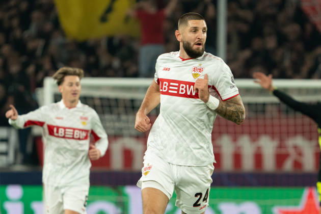 Jeff Chabot (VfB Stuttgart, 24), GER, VfB Stuttgart vs. AtlÃ tico Madrid, Fussball, UEFA Champions League, Spieltag 3, Spielzeit 2026 2027, 20.10.2026, GER, VfB Stuttgart vs. AtlÃ tico Madrid, Fussball, UEFA Champions League, Spieltag 3, Spielzeit 2026 2027, 20.10.2026, Stuttgart Copyright: xEibner-Pressefoto EdwardxCheungx EP_ECG