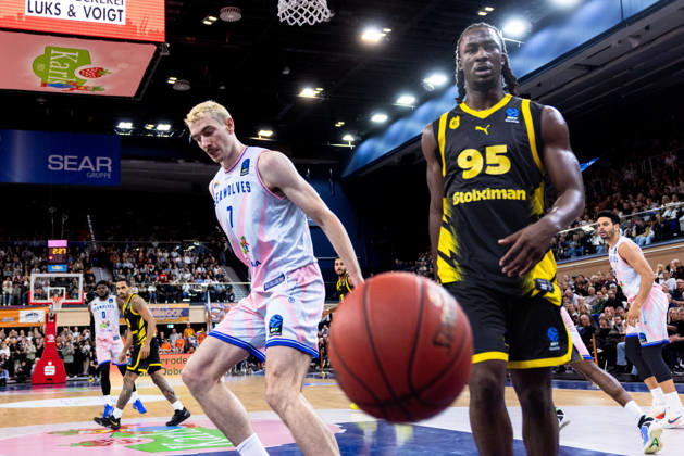 , GER, Rostock Seawolves vs. Aris Thessaloniki, Basketball, BKT EuroCup, Spielzeit 2026 2027, 20.10.2026 GER, Rostock Seawolves vs. Aris Thessaloniki, Basketball, BKT EuroCup, Spielzeit 2026 2027, 20.10.2026 Deutschland Copyright: xEibner-Pressefoto DenverxEhrlichx EP_DEH