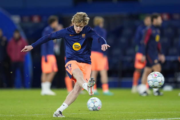 October 20, 2026, Paris, Paris, France: Anthony Gordon of FC Barcelona, Barca warms up during the UEFA Champions League 2026 27 League Phase MD3 match between Paris Saint-Germain and FC Barcelona at Parc des Princes on Octuber 20, 2026, in Paris, France. Paris France - ZUMAa181 20261020_zaa_a181_051 Copyright: xDennisxAgyemanx