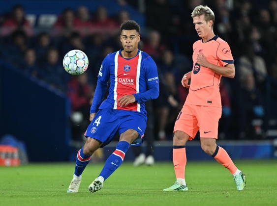 Paris Saint-Germain v Barcelona - UEFA Champions League PARIS, FRANCE - OCTOBER 20: Desire Doue of Paris Saint-Germain in action during UEFA Champions League match between Paris Saint-German and Barcelona at Parc des Princes on October 20, 2026 in Paris, France. Mustafa Yalcin Anadolu Paris France. Editorial use only. Please get in touch for any other usage.  Copyright: x2026xAnadoluxMustafaxYalcinx