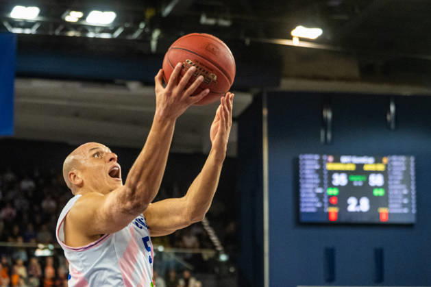 Rostock, Deutschland 20. Oktober 2026: BKT EuroCup - 2026 2027 - Gruppenphase - Gruppe A - Sp. 4 - Rostock Seawolves gegen Aris Thessaloniki Im Bild: Robin Amaize (Rostock SEAWOLVES) Copyright: xFotostandx xVoelkerx