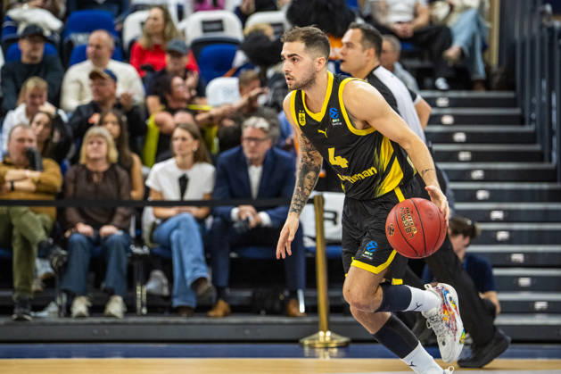 Rostock, Deutschland 20. Oktober 2026: BKT EuroCup - 2026 2027 - Gruppenphase - Gruppe A - Sp. 4 - Rostock Seawolves gegen Aris Thessaloniki Im Bild: Vassilis Toliopoulos (Aris Thessaloniki) Copyright: xFotostandx xVoelkerx