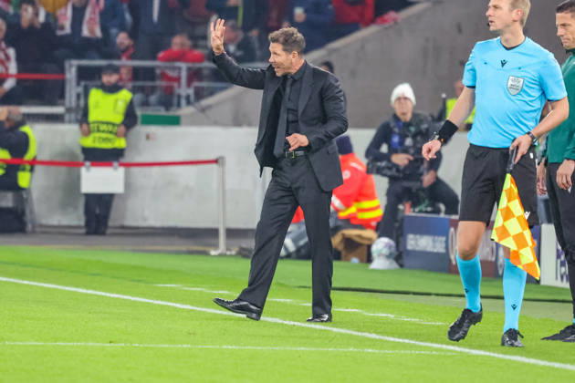 20.10.26 VfB Stuttgart - Atletico Madrid Deutschland, Stuttgart, 20.10.2026, Fussball, UEFA Champions League, Saison 2026 2027, VfB Stuttgart - Atletico Madrid: Diego Simeone (Trainer Atletico Madrid).