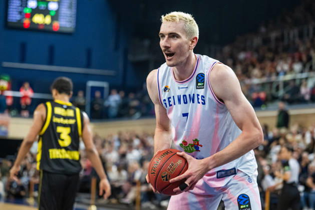 Rostock, Deutschland 20. Oktober 2026: BKT EuroCup - 2026 2027 - Gruppenphase - Gruppe A - Sp. 4 - Rostock Seawolves gegen Aris Thessaloniki Im Bild: Philipp Hartwich (Rostock SEAWOLVES) Copyright: xFotostandx xVoelkerx