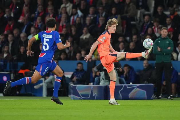 Anthony Gordon of Barcelona Paris Saint-Germain v Barcelona, UEFA Champions League, Football, Parc des Princes, Paris, France - 20 Oct 2026Paris Parc des Princes France  Copyright: xDavexWinter Shutterstockx 17226708aw