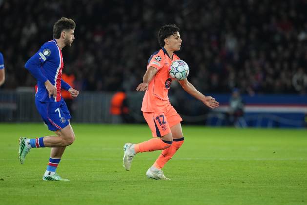 Xavi Espart of Barcelona Paris Saint-Germain v Barcelona, UEFA Champions League, Football, Parc des Princes, Paris, France - 20 Oct 2026Paris Parc des Princes France  Copyright: xDavexWinter Shutterstockx 17226708az