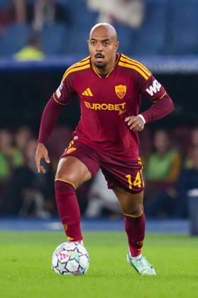 AS Roma v SK Slovan Bratislava - UEFA Champions League 2026 27 League Phase MD3 Donyell Malen of AS Roma in action during the AS Roma v SK Slovan Bratislava. - UEFA Champions League 2026 27 League Phase MD3 at Stadio Olimpico on October 20, 2026 in Rome, Italy Rome Stadio Olimpico Lazio Italy Copyright: xGiuseppexMaffiax 261020_UCL_Roma-SlovanBratislava_GM_09156