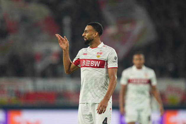 Josha Vagnoman (VFB Stuttgart) during VfB Stuttgart and Atlético Madrid, League Phase UEFA Champions League, at MHPArena, Stuttgart, Germany on October 20, 2026. DeFodi Images. -