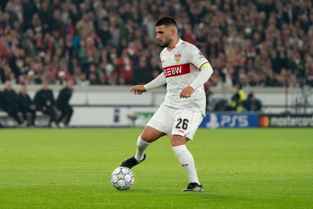 Deniz Undav (VfB Stuttgart, 26) am Ball, Aktion, Dribbling, dribbeln, Angriff, GER, VfB Stuttgart vs. Atlà tico Madrid, Fussball, UEFA Champions League, Spieltag 3, Spielzeit 2026 2027, 20.10.2026, GER, VfB Stuttgart vs. Atlà tico Madrid, Fussball, UEFA Champions League, Spieltag 3, Spielzeit 2026 2027, 20.10.2026, Stuttgart Copyright: xEibner-Pressefoto EdwardxCheungx EP_ECG