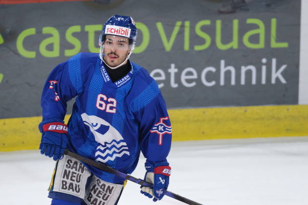 RECORD DATE NOT STATED Swiss Ice hockey, Eishockey - EHC Kloten vs Lausanne Hockey - EHC Kloten Forward Livio Truog (62) during warm up Copyright: xx