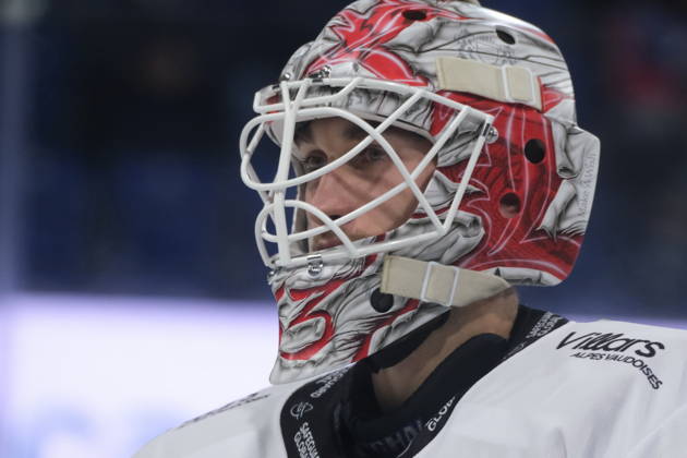 RECORD DATE NOT STATED Swiss Ice hockey, Eishockey - EHC Kloten vs Lausanne Hockey - Lausanne Goalie Kevin Pasche (33) Copyright: xx