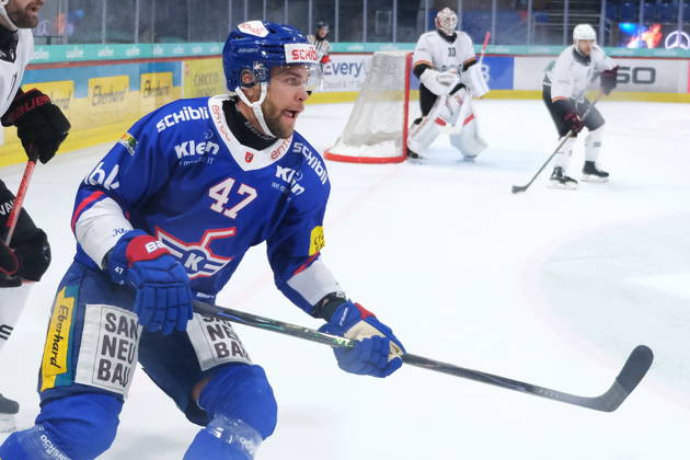 RECORD DATE NOT STATED Swiss Ice hockey, Eishockey - EHC Kloten vs Lausanne Hockey - EHC Kloten Forward Joona Luoto (47) Copyright: xx