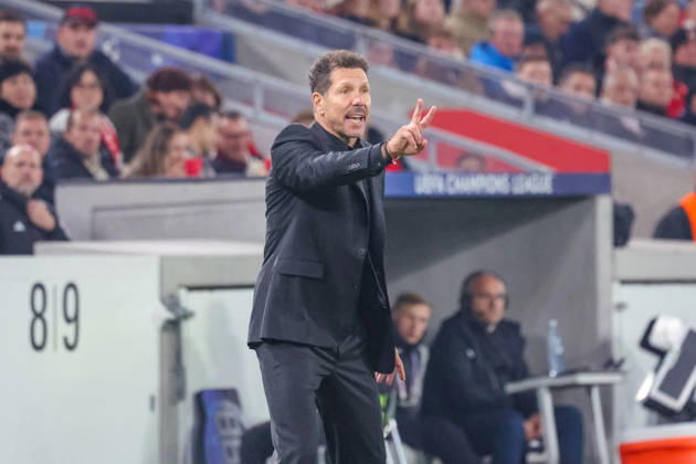 20.10.26 VfB Stuttgart - Atletico Madrid Deutschland, Stuttgart, 20.10.2026, Fussball, UEFA Champions League, Saison 2026 2027, VfB Stuttgart - Atletico Madrid: Diego Simeone (Trainer Atletico Madrid).