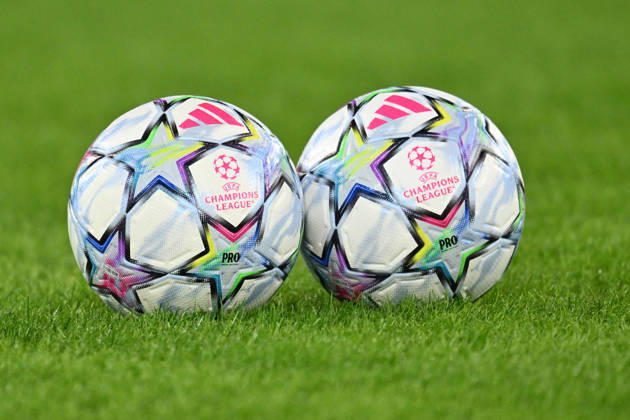 AS Roma v SK Slovan Bratislava - UEFA Champions League 2026 27 League Phase MD3 Official balls are displayed during the UEFA Champions League phase day 3 football match between A.S. Roma and S.K. Slovan Bratislava at the Olympic Stadium in Rome, Italy, on October 20, 2026. Rome Italy Italy  Copyright: xDomenicoxCippitellix originalFilename:cippitelli-asromavs261020_npusp.jpg