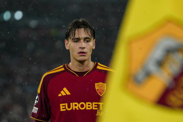 IPA89965264 - Niccolo Pisilli of AS Roma during the AS Roma vs. Slovan Bratislava UEFA Champions League soccer match in Rome, Italy, on October 20, 2026  Copyright: xRaffaelexConti IPAxSportx xx IPA89965264 IPA89965264