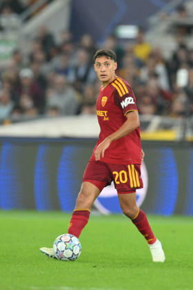 RECORD DATE NOT STATED 20th October 2026; Stadio Olimpico, Rome, Italy; UEFA Champions League Football, Roma versus Slovan Bratislava; Nahuel Molina of Roma seen in action AllShotLive