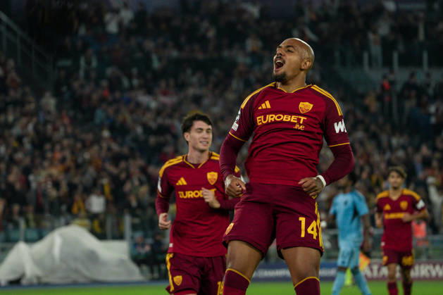 IPA89965276 - Donyell Malen of AS Roma and Matias Soule of AS Roma during the AS Roma vs. Slovan Bratislava UEFA Champions League soccer match in Rome, Italy, on October 20, 2026  Copyright: xRaffaelexConti IPAxSportx xx IPA89965276 IPA89965276