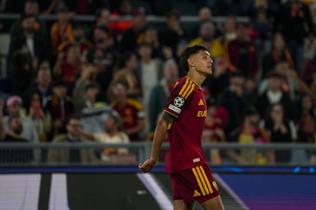 IPA89965278 - Nahuel Molina of AS Roma during the AS Roma vs. Slovan Bratislava UEFA Champions League soccer match in Rome, Italy, on October 20, 2026  Copyright: xRaffaelexConti IPAxSportx xx IPA89965278 IPA89965278