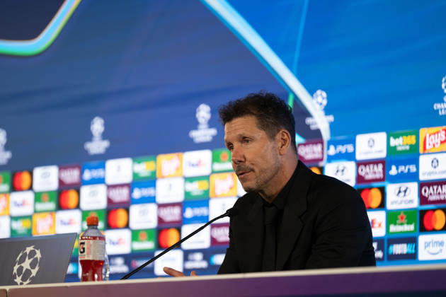 20.10.2026, GER, Fussball, Herren, UEFA Champions League, Saison 2026 2027, 3. Spieltag, VfB Stuttgart vs. Atletico Madrid Pressekonferenz nach dem Spiel,, Stuttgart MHP Arena Baden-Württemberg Deutschland Copyright: xNordphoto WolfgangxFrankx