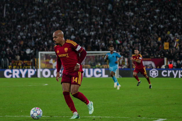 IPA89968652 - Donyell Malen of AS Roma during the AS Roma vs. Slovan Bratislava UEFA Champions League soccer match in Rome, Italy, on October 20, 2026  Copyright: xRaffaelexConti IPAxSportx xx IPA89968652 IPA89968652