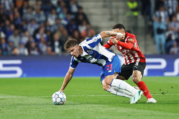 Oskar Pietuszewski (Porto), OCTOBER 20, 2026 - Football Soccer : UEFA Champions League League phase matchday 3 between FC Porto - PSV Eindhoven at the Estadio do Dragao in Porto, Portugal. Noxthirdxpartyxsales  aflo_357737114 MutsuxKawamorix
