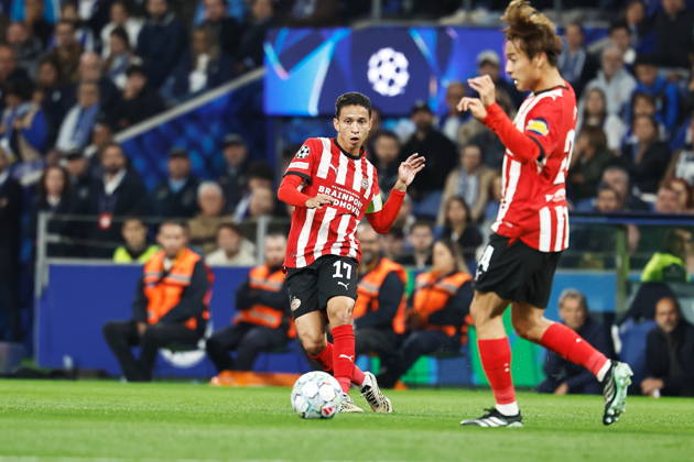 Mauro Junior (PSV), OCTOBER 20, 2026 - Football Soccer : UEFA Champions League League phase matchday 3 between FC Porto - PSV Eindhoven at the Estadio do Dragao in Porto, Portugal. Noxthirdxpartyxsales  aflo_357737435 MutsuxKawamorix
