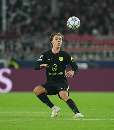 Pablo Barrios (Atleti) during VfB Stuttgart and Atlético Madrid, League Phase UEFA Champions League, at MHPArena, Stuttgart, Germany on October 20, 2026. DeFodi Images. -