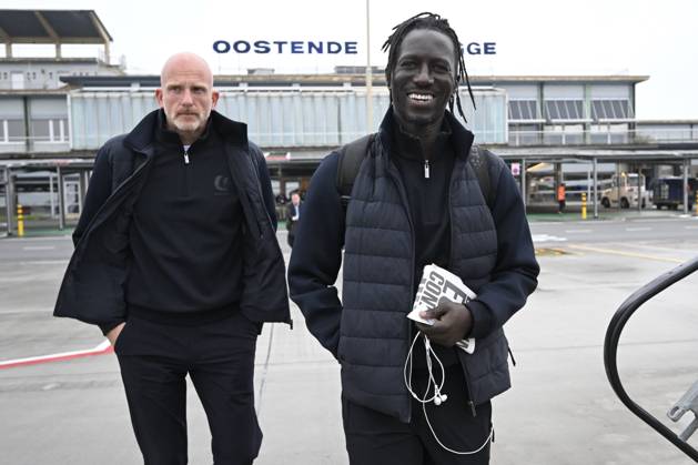 SC Braga v KAA Gent - UEFA Conference League Media Activities 21 10 2026 OOSTENDE, BELGIUM - OCTOBER 21 : Leye Mbaye assistant coach of KAA Gent pictured at the Oostende airport before departure for the UEFA Conference League 2026 27 League Phase matchday 2 match between SC Braga and KAA Gent on October 21, 2026 in Oostende, Belgium, 21 10 2026 Oostende Belgium Copyright: xNicoxVereeckenx