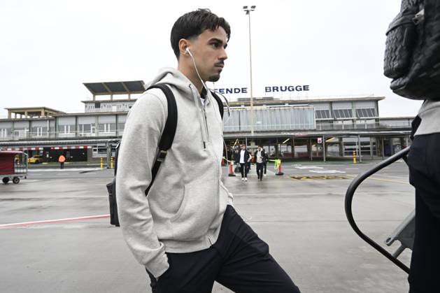 SC Braga v KAA Gent - UEFA Conference League Media Activities 21 10 2026 OOSTENDE, BELGIUM - OCTOBER 21 : Tiago Alves Araujo Felipe defender of KAA Gent pictured at the Oostende airport before departure for the UEFA Conference League 2026 27 League Phase matchday 2 match between SC Braga and KAA Gent on October 21, 2026 in Oostende, Belgium, 21 10 2026 Oostende Belgium Copyright: xNicoxVereeckenx