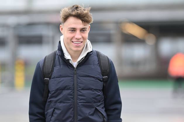 SC Braga v KAA Gent - UEFA Conference League Media Activities 21 10 2026 OOSTENDE, BELGIUM - OCTOBER 21 : Samoise Matisse midfielder of KAA Gent pictured at the Oostende airport before departure for the UEFA Conference League 2026 27 League Phase matchday 2 match between SC Braga and KAA Gent on October 21, 2026 in Oostende, Belgium, 21 10 2026 Oostende Belgium Copyright: xNicoxVereeckenx