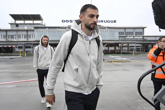 SC Braga v KAA Gent - UEFA Conference League Media Activities 21 10 2026 OOSTENDE, BELGIUM - OCTOBER 21 : Volckaert Matties defender of KAA Gent pictured at the Oostende airport before departure for the UEFA Conference League 2026 27 League Phase matchday 2 match between SC Braga and KAA Gent on October 21, 2026 in Oostende, Belgium, 21 10 2026 Oostende Belgium Copyright: xNicoxVereeckenx