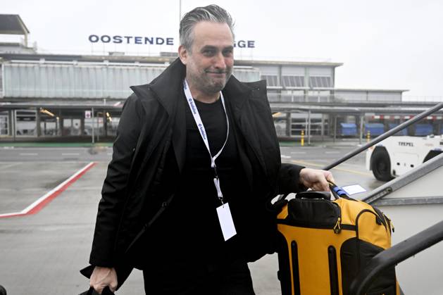 SC Braga v KAA Gent - UEFA Conference League Media Activities 21 10 2026 OOSTENDE, BELGIUM - OCTOBER 21 : Baro Sam president of KAA Gent pictured at the Oostende airport before departure for the UEFA Conference League 2026 27 League Phase matchday 2 match between SC Braga and KAA Gent on October 21, 2026 in Oostende, Belgium, 21 10 2026 Oostende Belgium Copyright: xNicoxVereeckenx