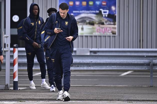 FC Midtjylland v Sint-Truidense VV - UEFA Conference League Media Activities 21 10 2026 LIEGE, BELGIUM - OCTOBER 21 : Diriken Alouis midfielder of Sint-Truidense VV pictured at the Liege airport before departure for the UEFA Conference League 2026 27 League Phase matchday 2 match between FC Midtjylland and Sint-Truidense VV on October 21, 2026 in Liege, Belgium, 21 10 2026 Liege Belgium Copyright: xTomasxSiskx