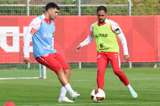 NADIEM AMIRI, PHILLIPP MWENE 1. FSV MAINZ 05 MAINZ