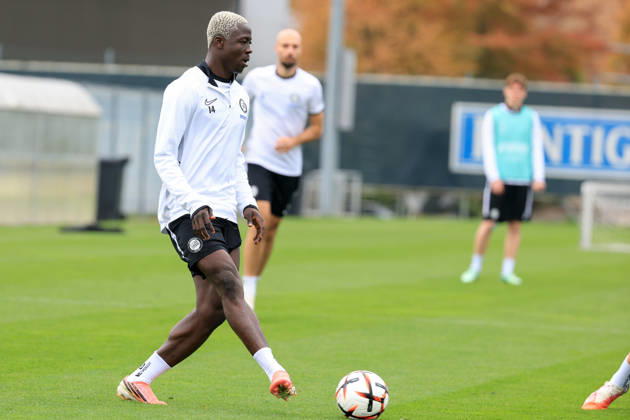 SOCCER - UEFA EL, Sturm vs Marseille GRAZ,AUSTRIA,21.OCT.26 - SOCCER - UEFA Europa League, SK Sturm Graz vs Olympique de Marseille, preview, training Sturm. Image shows Oumar Diakite (Sturm).  GEPAxpictures xMarioxBuehner-Weinrauch