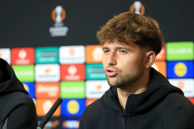 SOCCER - UEFA EL, Sturm vs Marseille GRAZ,AUSTRIA,21.OCT.26 - SOCCER - UEFA Europa League, SK Sturm Graz vs Olympique de Marseille, preview, press conference, PK, Pressekonferenz Sturm. Image shows Simon Seidl (Sturm).  GEPAxpictures xMarioxBuehner-Weinrauch