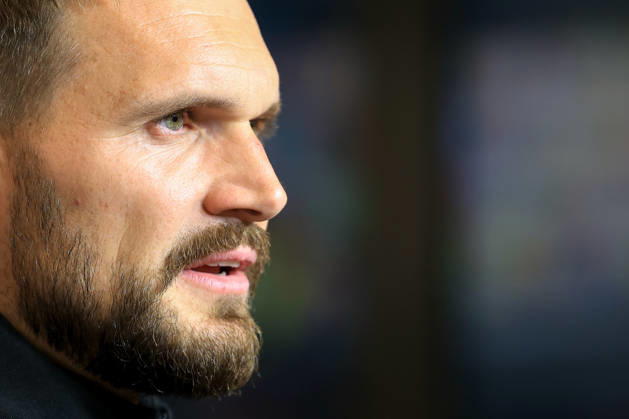 SOCCER - UEFA EL, Sturm vs Marseille GRAZ,AUSTRIA,21.OCT.26 - SOCCER - UEFA Europa League, SK Sturm Graz vs Olympique de Marseille, preview, press conference, PK, Pressekonferenz Sturm. Image shows head coach Fabio Ingolitsch (Sturm).  GEPAxpictures xMarioxBuehner-Weinrauch
