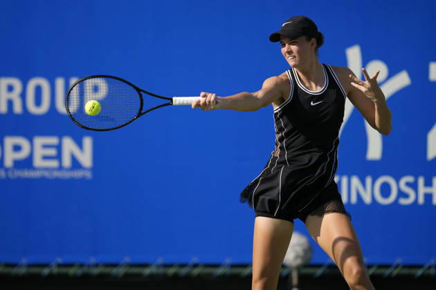WTA, Tennis Damen Kinoshita Group Japan Open - Day 3 Lilli Tagger of Austria competes in her round of 16 singles match against Tereza Valentova of the Czech Republic at the 2026 Kinoshita Group Japan Open Women s tennis tournament at the Utsubo Tennis Center in Osaka, Japan, on October 21, 2026. Osaka Japan  Copyright: xOwenxHammondx originalFilename:hammond-2026kino261021_np905.jpg