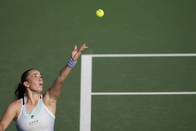 WTA, Tennis Damen Kinoshita Group Japan Open - Day 3 Tereza Valentova of the Czech Republic plays in action during her round of 16 singles match against Lilli Tagger of Austria at the 2026 Kinoshita Group Japan Open Women s tennis tournament at Utsubo Tennis Center in Osaka, Japan, on October 21, 2026. Osaka Japan  Copyright: xOwenxHammondx originalFilename:hammond-2026kino261021_npDuO.jpg
