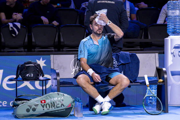 TENNIS : ATP, Tennis Herren 250 - Grand Tennis AURA - Decines (France) 21 10 2026 Stan Wawrinka (SUI) vs Martin Landaluce (ESP) during the tournament of the Auvergne Rhône-Alpes Grand Prix at the LDLC Arena in Décines on October 21, 2026. Photo Sandrine Thesillat PsNewZ  Copyright: xSandrinexTHESILLATx